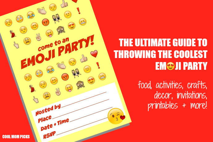 party ideasit’s unmistakable, emoji are everywhere!